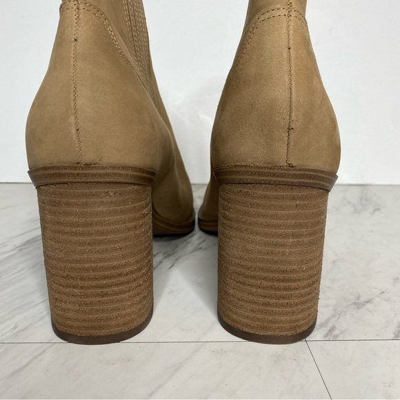 New! Steve Madden Catreena Tan Nubuck Chelsea Bootie 11M - Picture 4 of 14